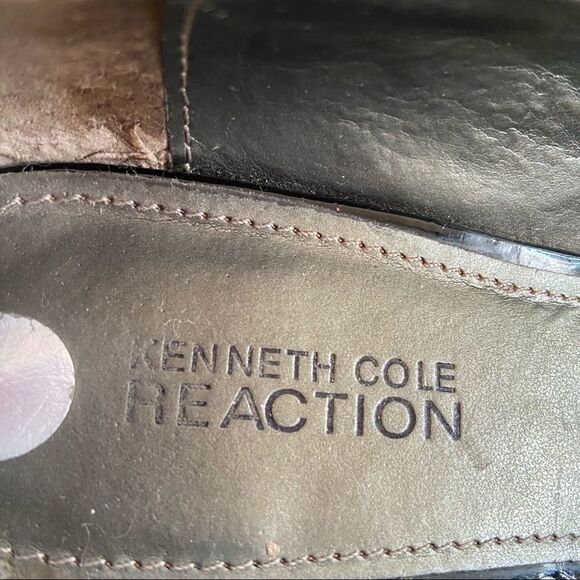 Kenneth Cole reaction heels with metal studs size 8, suede - Picture 11 of 11